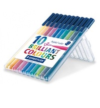 Staedtler Viltstift Triplus Color 10 Stiften Staedtler Viltstift Triplus Color 10 Stiften