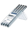Fineliner Staedtler Pigment 308 Zwart Set 4 stuks Fineliner Staedtler Pigment 308 Zwart Set 4 stuks