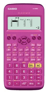 Casio rekenmachine FX-82EX roze Casio rekenmachine FX-82EX roze
